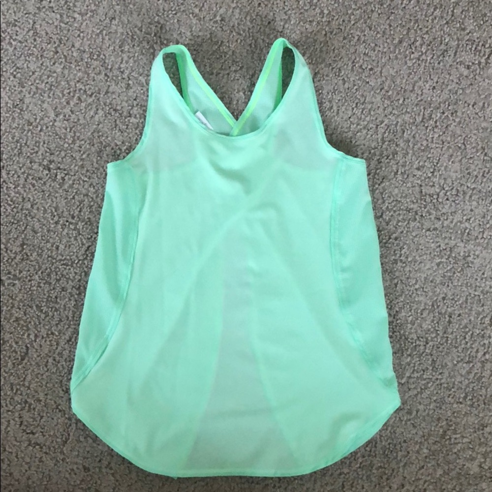 Ivivva Light Green Workout Tank